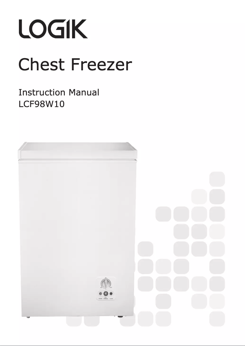 Page 1 de la notice Manuel utilisateur Logik LCF98W10