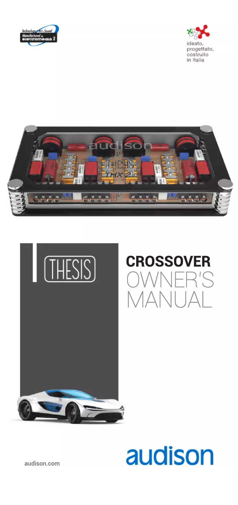 Page 1 of the manual Technical Sheet Audison Thesis THX 2 II