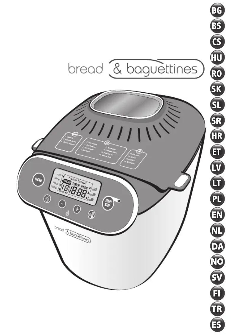 Página 1 del manual Manual de usuario Tefal Bread & Baguettines PF3501