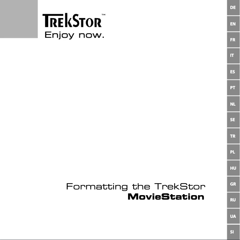 Page 1 de la notice Manuel utilisateur TrekStor MovieStation pocket c.uc