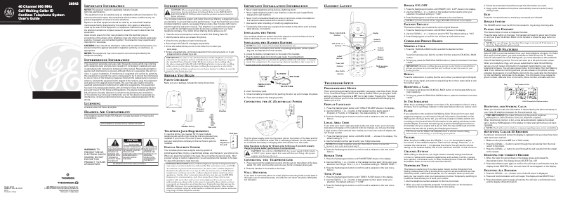 Página 1 del manual Manual de usuario GE 26943