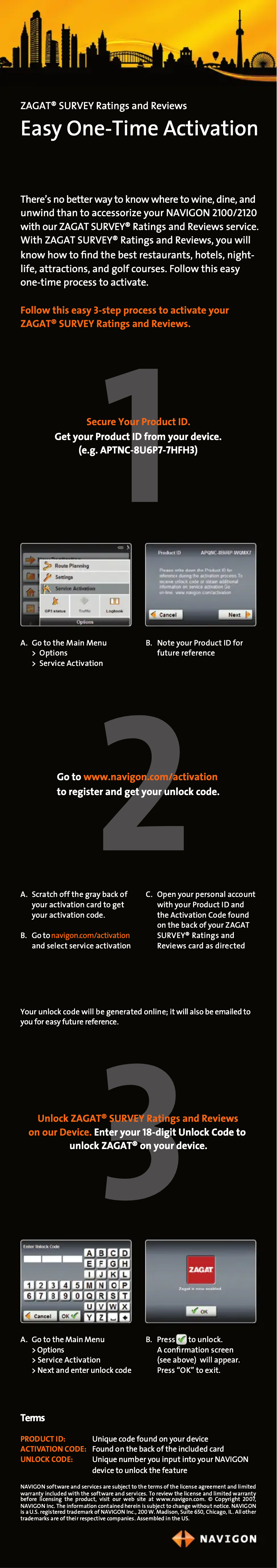 Page n°1 - Manuel utilisateur Navigon 2100