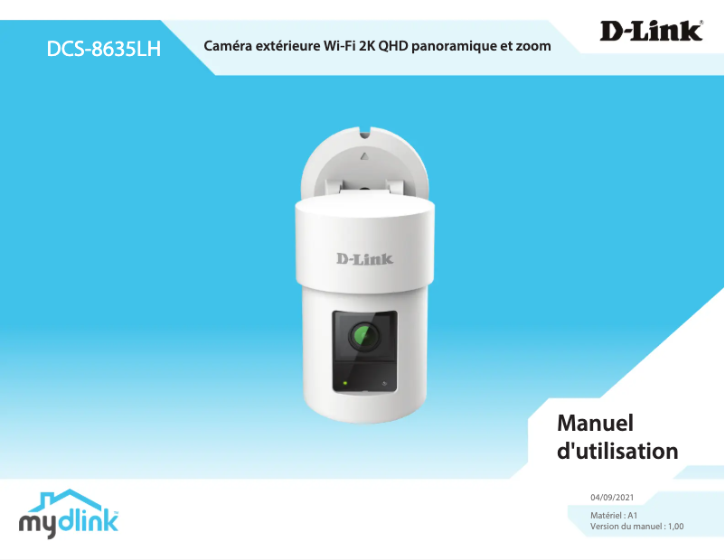 Image de la première page du manuel de l'appareil DCS-8635LH