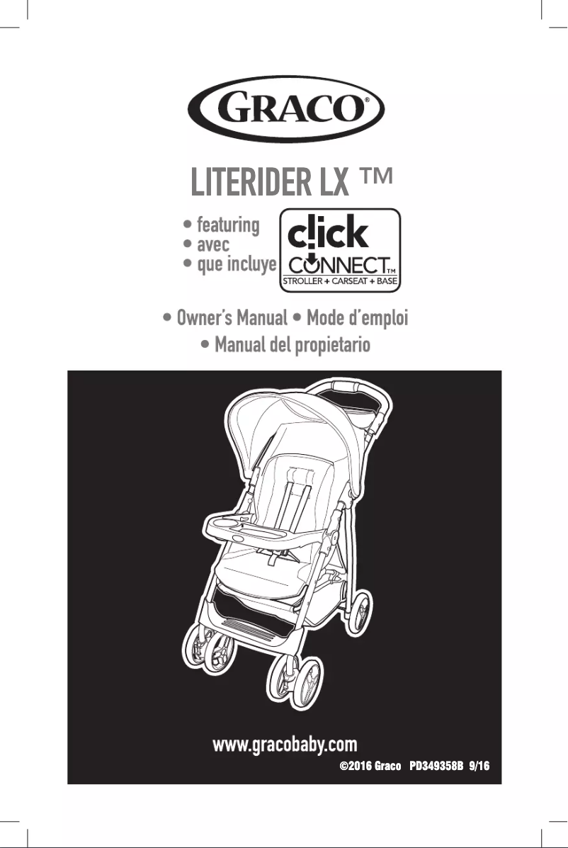 Image de la première page du manuel de l'appareil LiteRider LX