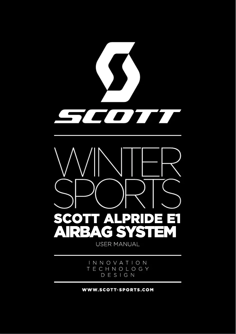 Image de la première page du manuel de l'appareil Patrol E1