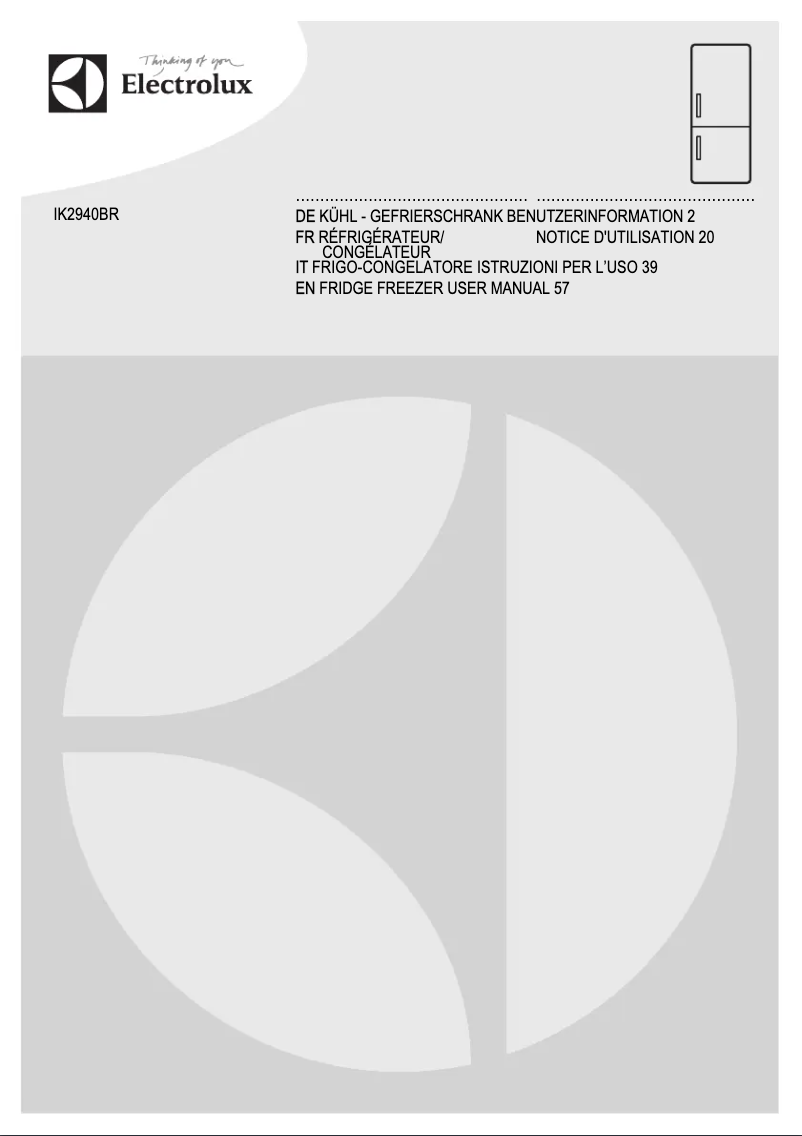 Image de la première page du manuel de l'appareil IK2940BR