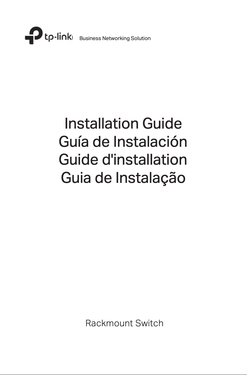 Page n°1 - Guide d'installation TP-Link TL-SG2452