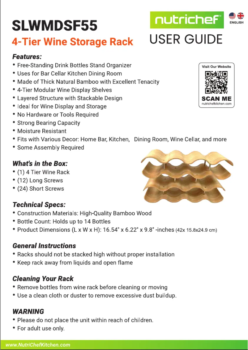 Image de la première page du manuel de l'appareil SLWMDSF55