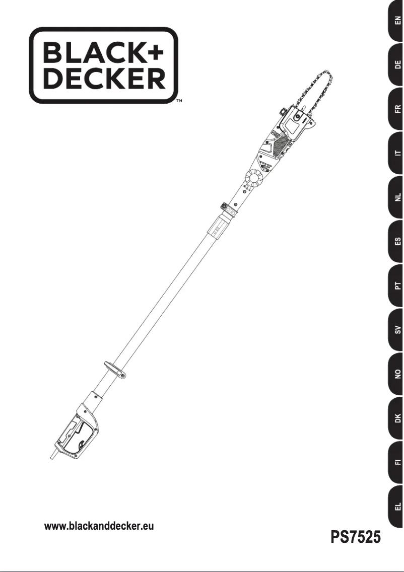 Página 1 del manual Manual de usuario Black & Decker PS7525