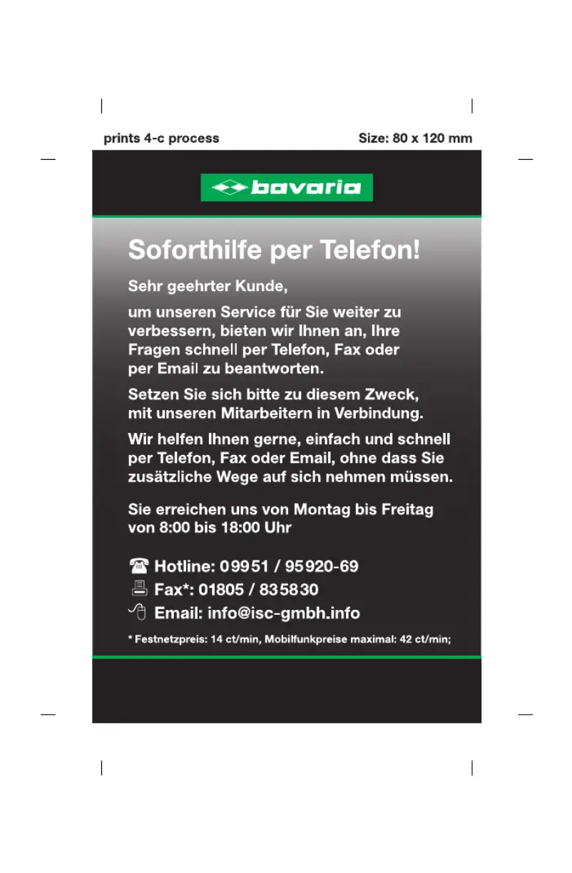 Page n°1 - Manuel utilisateur Bavaria BABH 14,4 Li