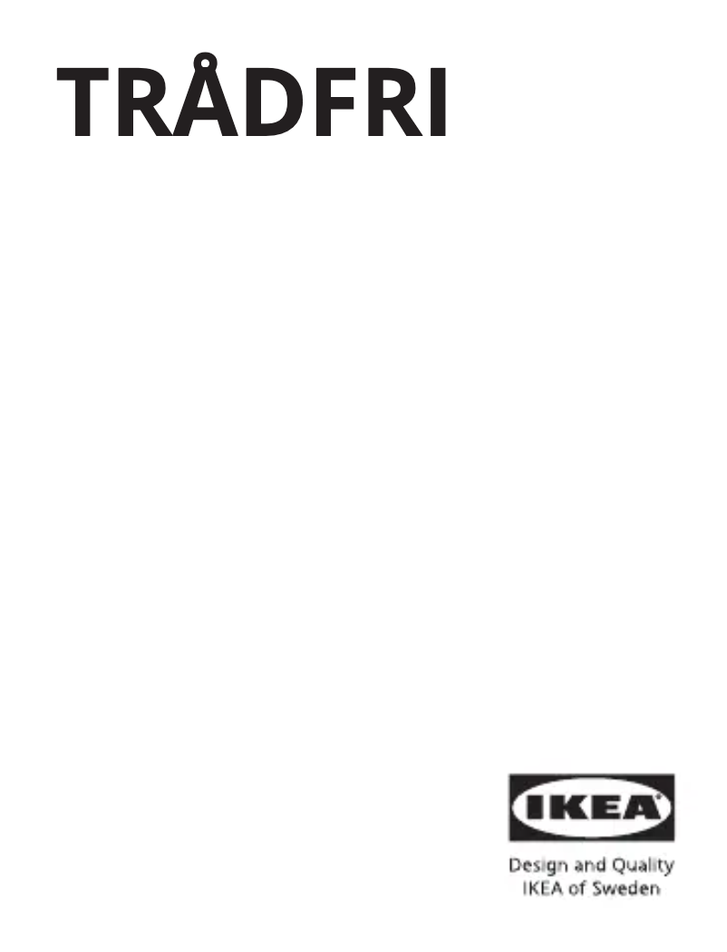 Page 1 de la notice Manuel utilisateur Ikea TRÅDFRI 204.897.54