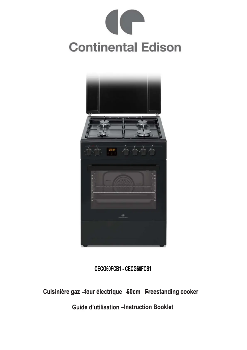 Imagen de la primera página del manual del dispositivo CECG60FCB1