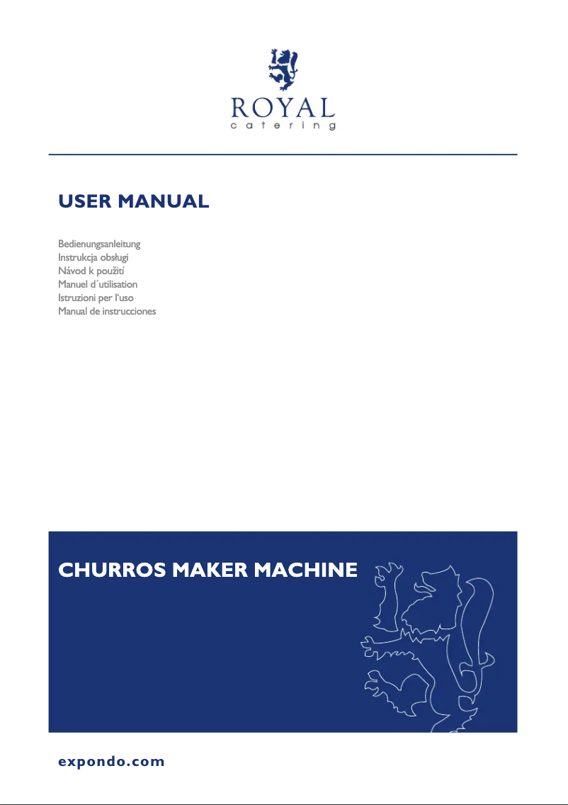 Página 1 del manual Manual de usuario Royal Catering RC-CMM287