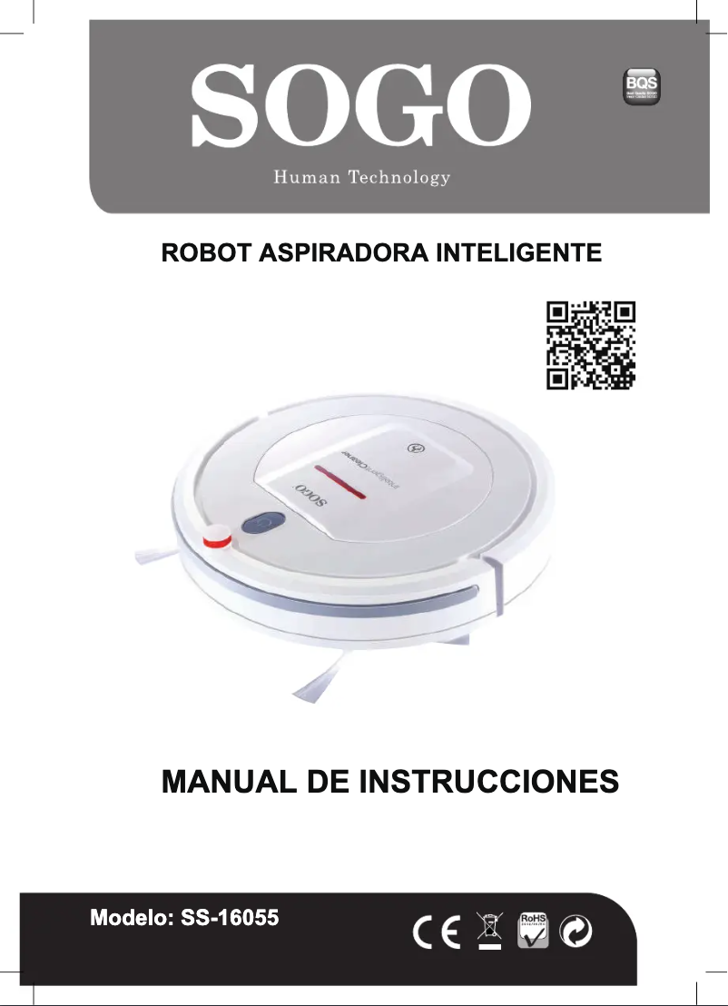 Imagen de la primera página del manual del dispositivo SS-16055