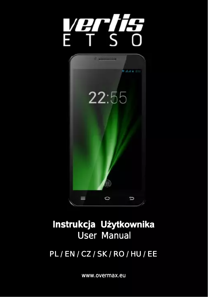 Page 1 de la notice Manuel utilisateur Overmax Vertis Etso