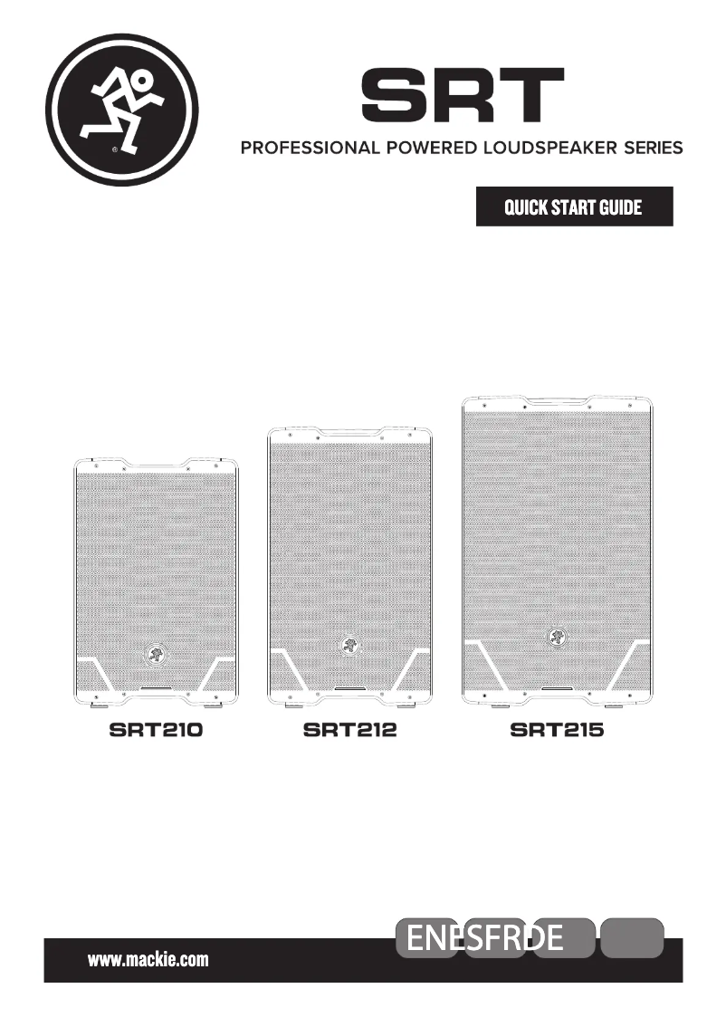 Page 1 de la notice Guide de démarrage rapide Mackie SRT210