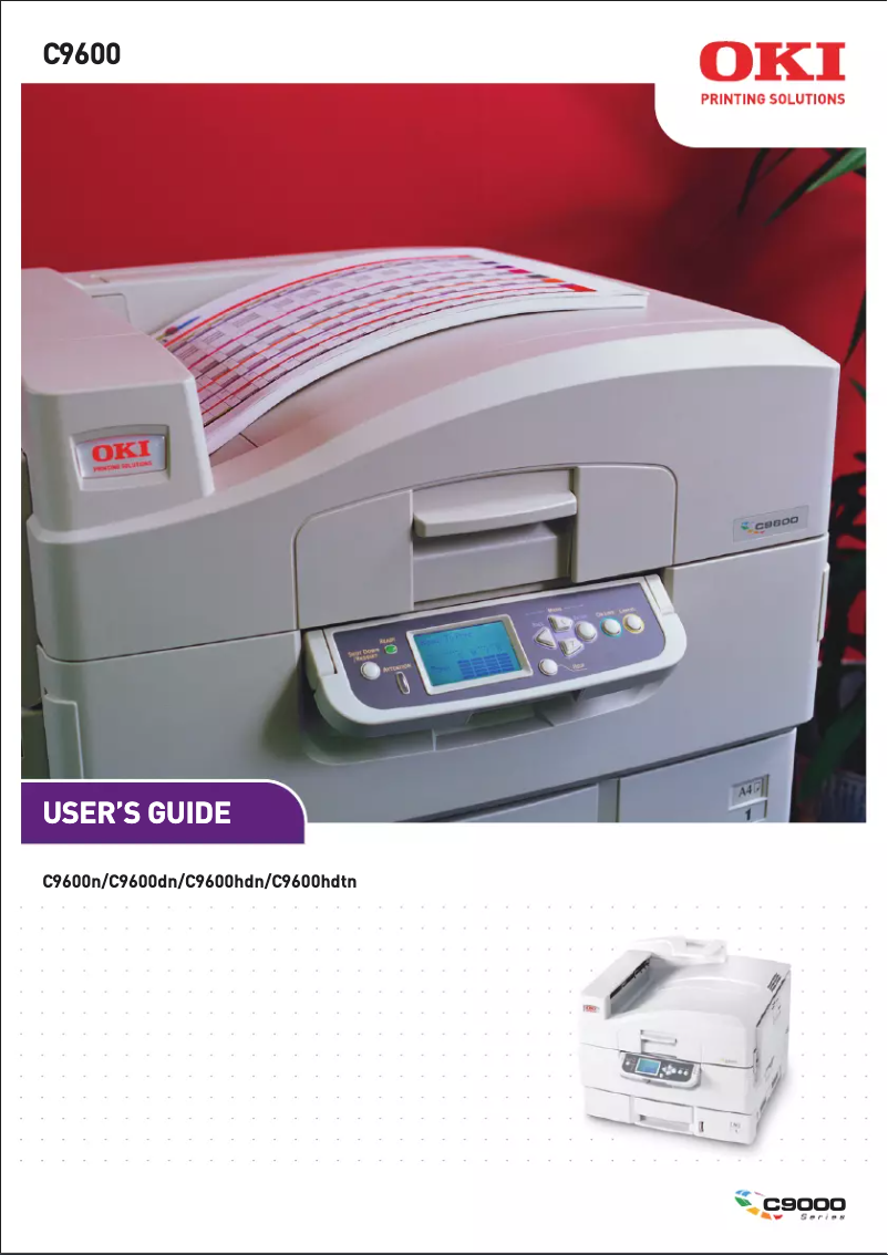 First page image of the manual for C9600HDN