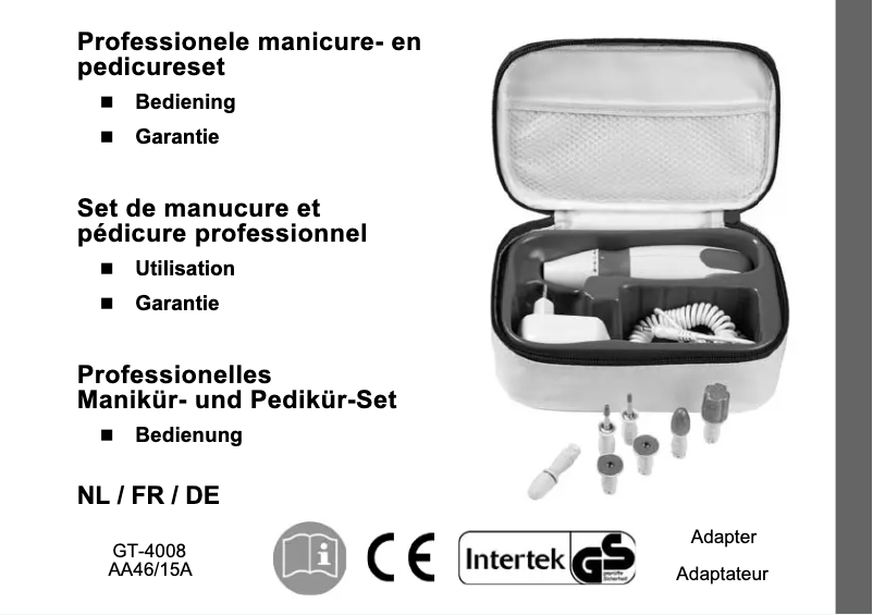 Page 1 de la notice Manuel utilisateur GlobalTronics GT-4008