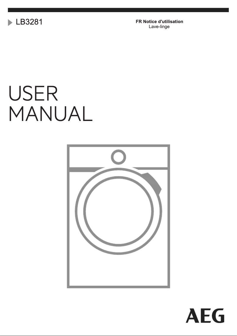 Page 1 de la notice Manuel utilisateur AEG LB3281