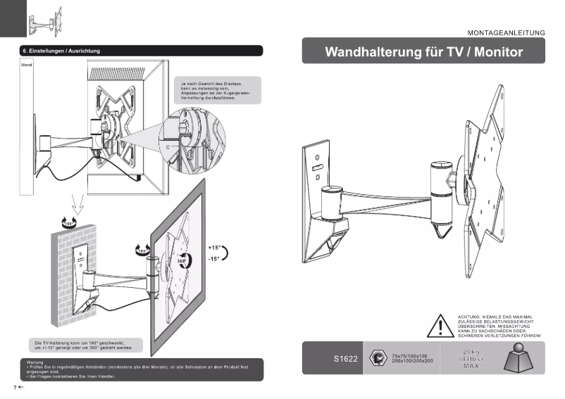 Page n°1 - Manuel utilisateur Ricoo S1622