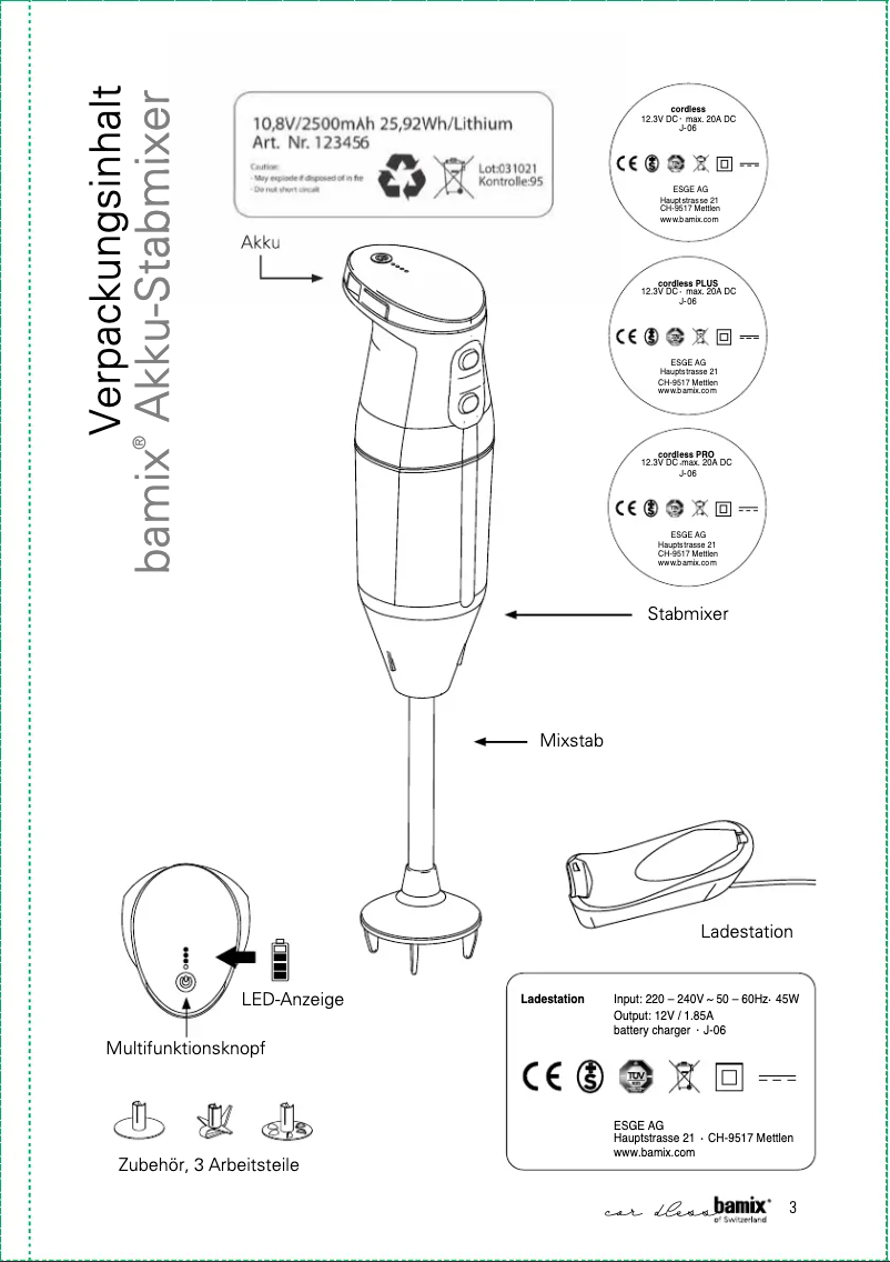 Image de la première page du manuel de l'appareil Cordless Plus