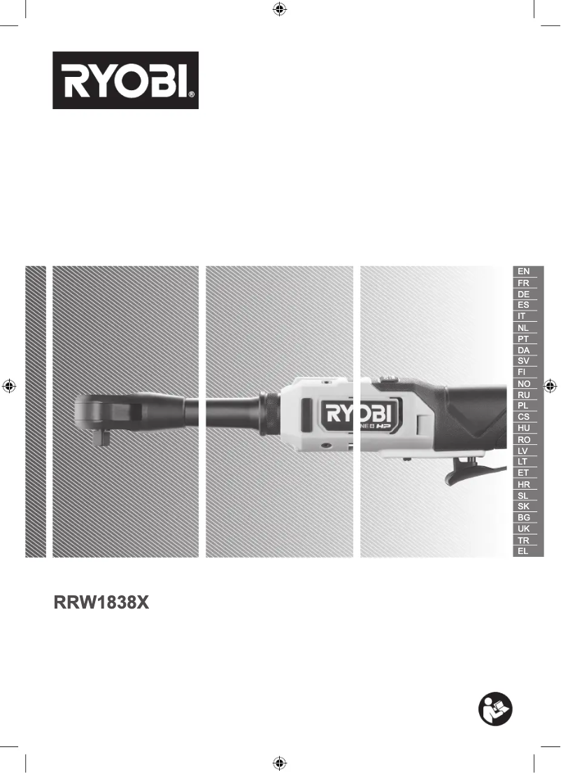 Image de la première page du manuel de l'appareil One+ RRW1838X