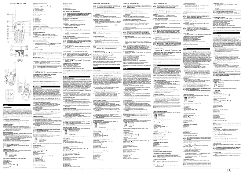 Image de la première page du manuel de l'appareil RC-6402