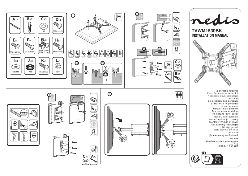 Image de la première page du manuel de l'appareil TVWM1530BK