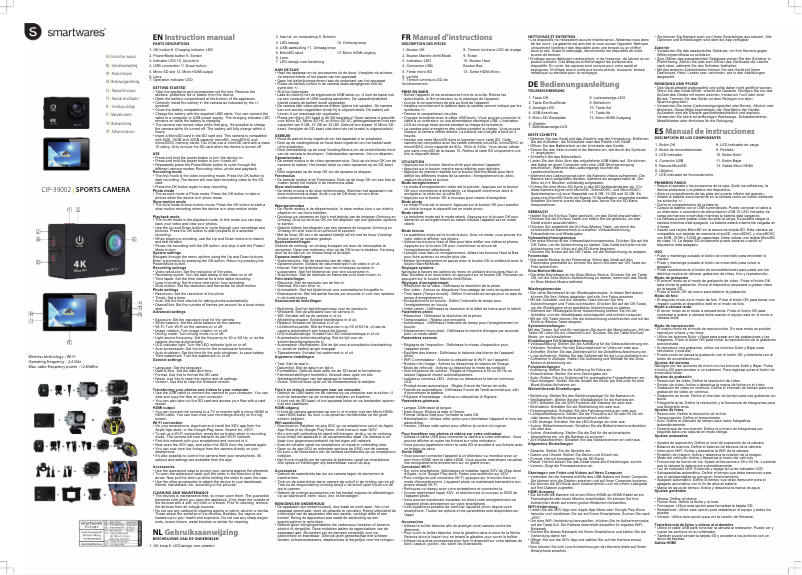 Image de la première page du manuel de l'appareil CWR-39002