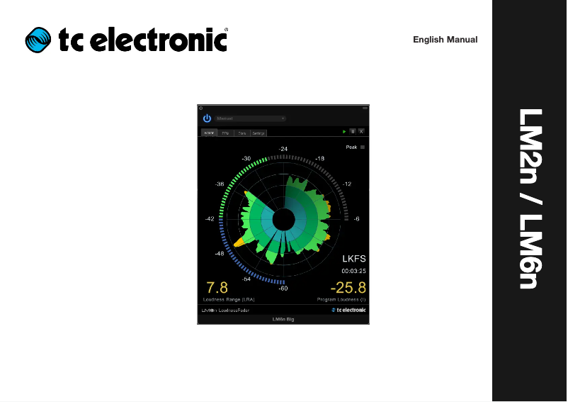 Page 1 de la notice Manuel utilisateur TC Electronic LM6 Native