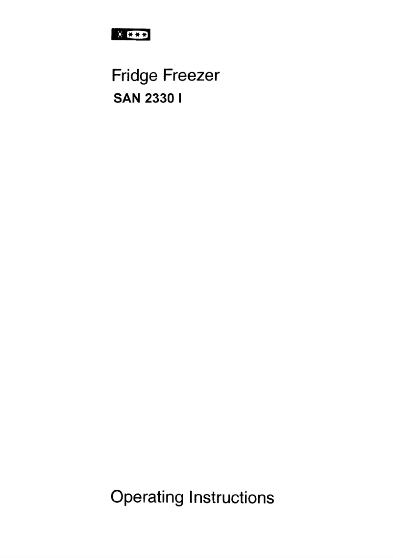 Image de la première page du manuel de l'appareil Santo 2330 I