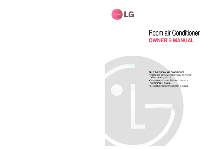 Page 1 de la notice Manuel utilisateur LG LS-S0960CL