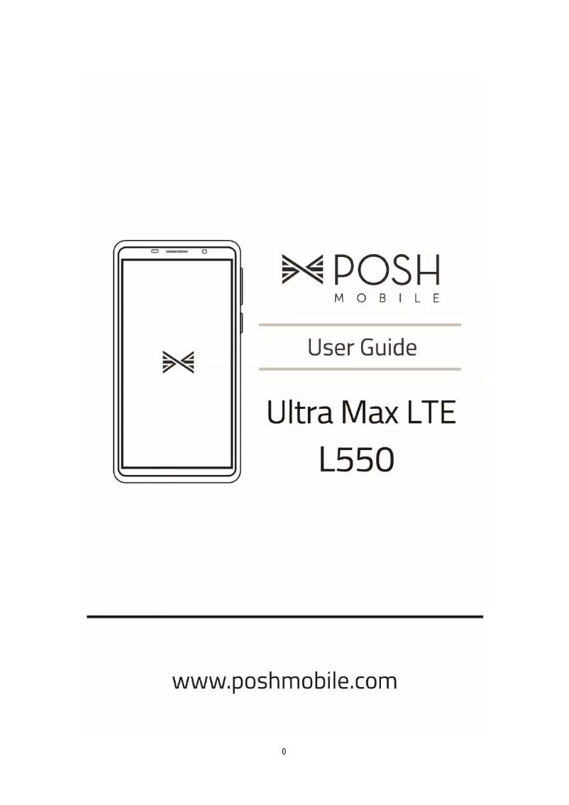 Image de la première page du manuel de l'appareil Ultra Max LTE L550