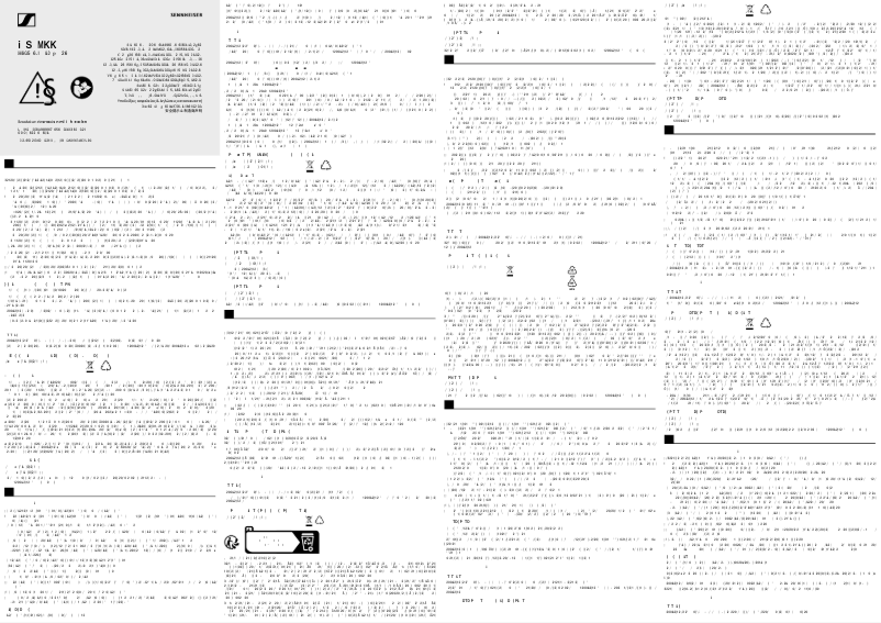 Image de la première page du manuel de l'appareil XSW 65