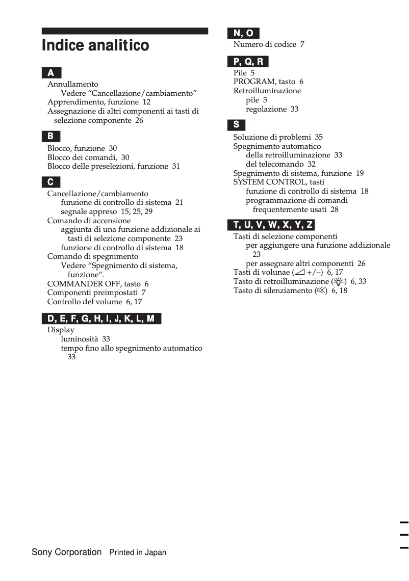 Page 1 de la notice Manuel utilisateur Sony RM-AV2000T