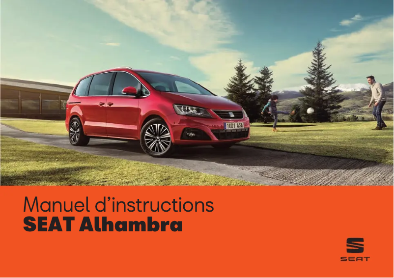 Page 1 de la notice Manuel utilisateur Seat Alhambra (2019)