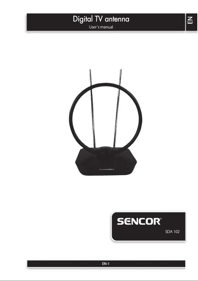 Image de la première page du manuel de l'appareil SDA 102