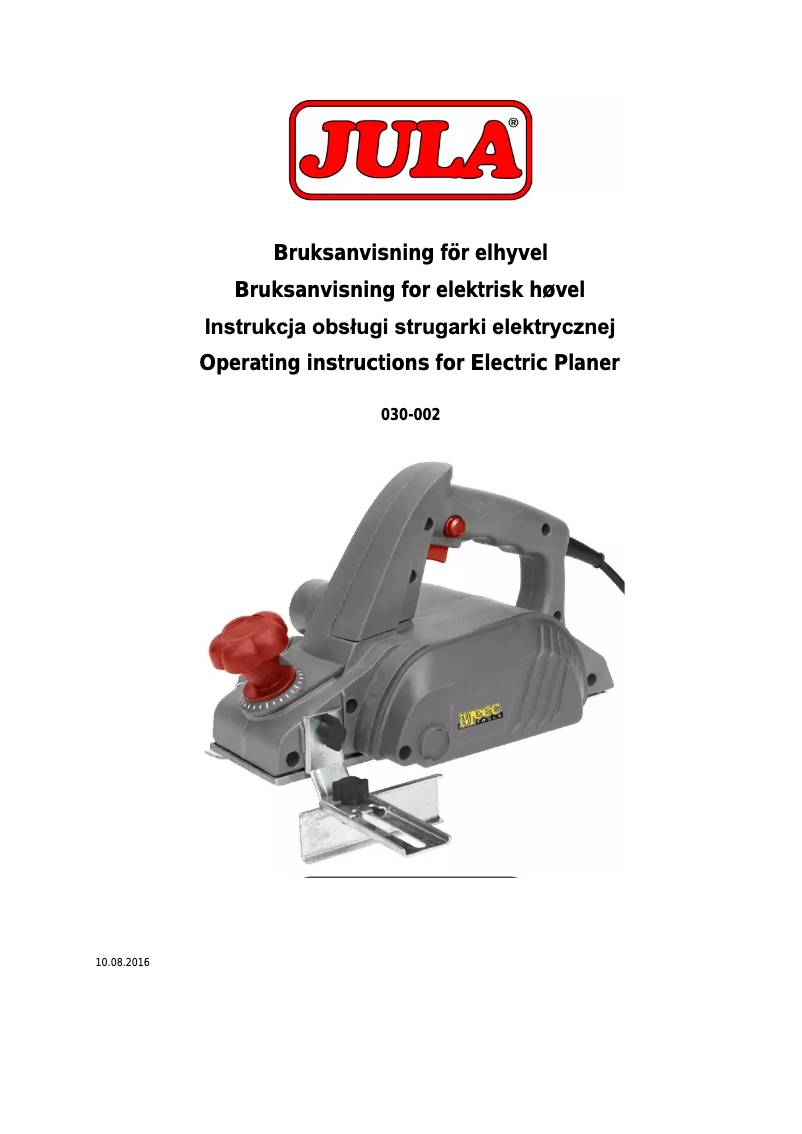 Page 1 de la notice Manuel utilisateur Meec Tools 030-002