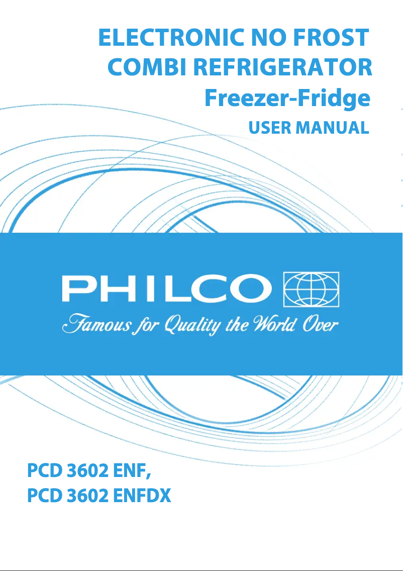 Page n°1 - Manuel utilisateur Philco PCD 3602 ENFDX