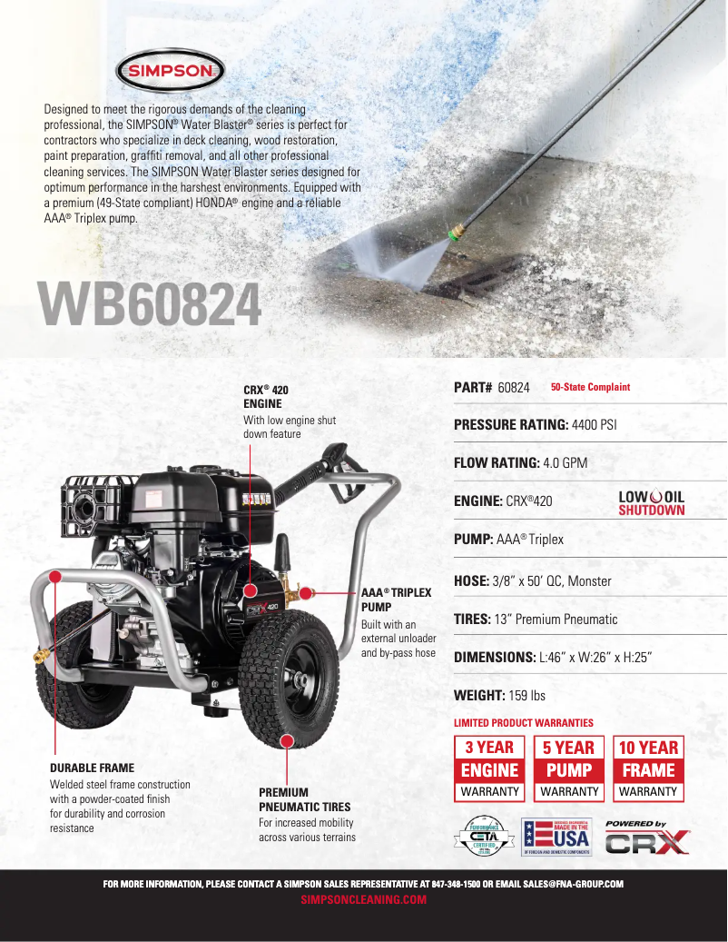 Image de la première page du manuel de l'appareil WB60824-S
