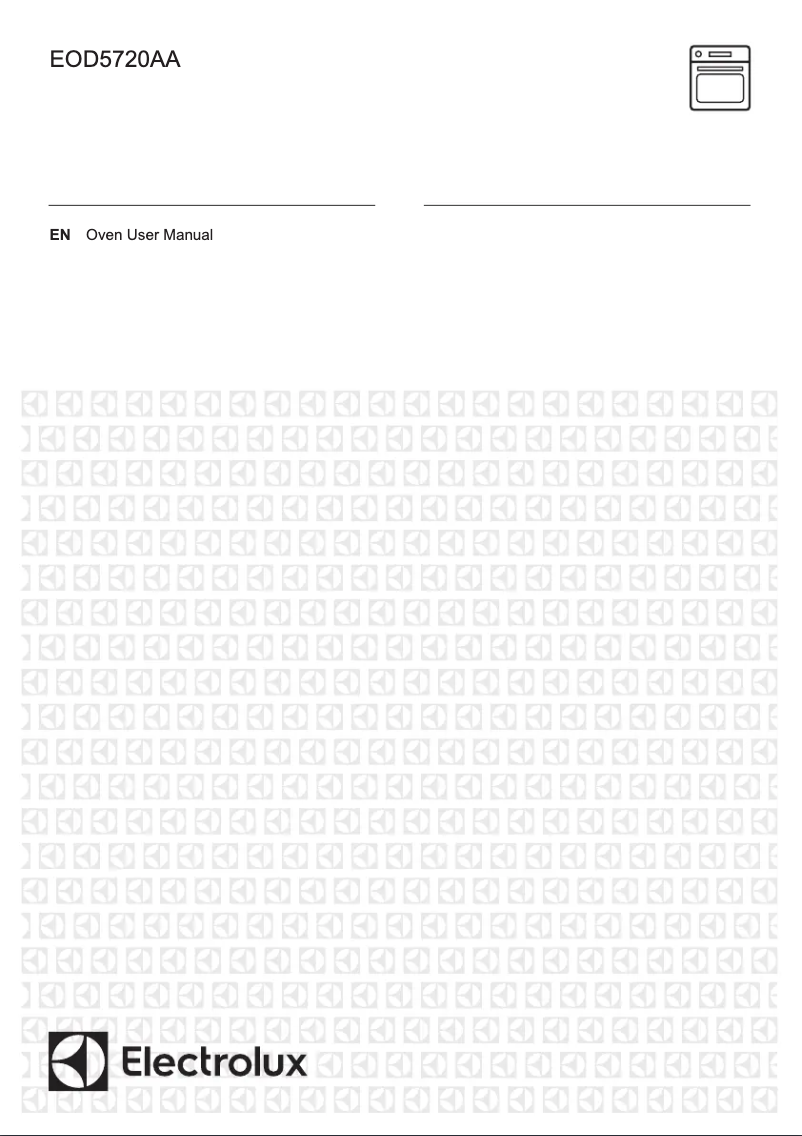 Page 1 de la notice Manuel utilisateur Electrolux EOD5720AAK