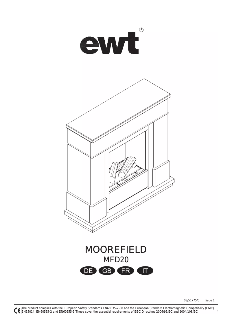 Imagen de la primera página del manual del dispositivo Moorefield