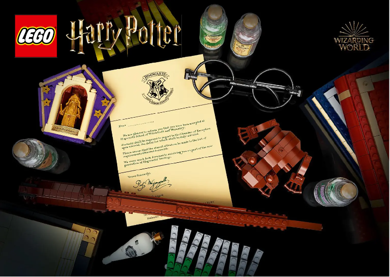 Image de la première page du manuel de l'appareil Harry Potter 76391