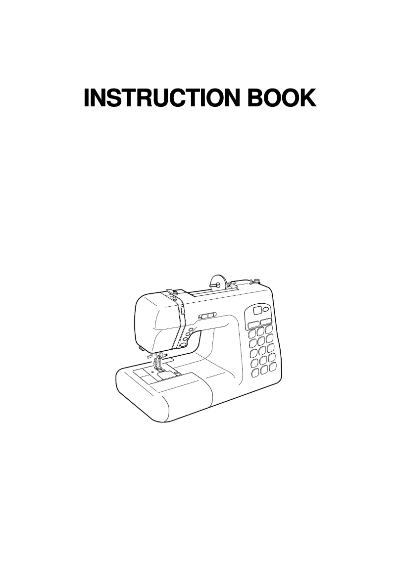 Page n°1 - Manuel utilisateur Janome DC4030