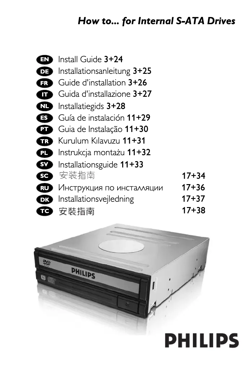 Page n°1 - Manuel utilisateur Philips SPD2525BM