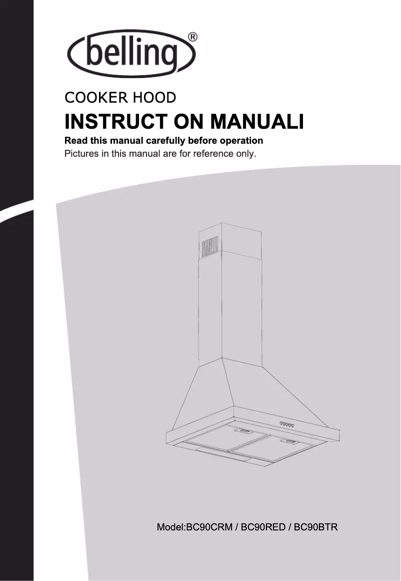Image de la première page du manuel de l'appareil BC90CRM