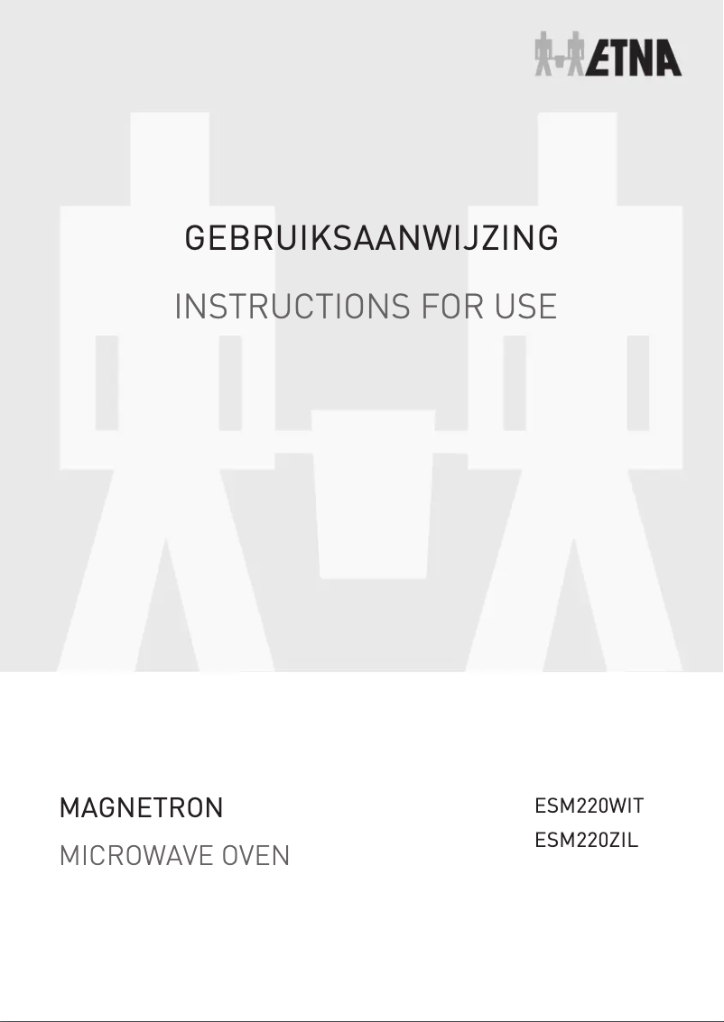 Page 1 de la notice Manuel utilisateur Etna ESM220WIT
