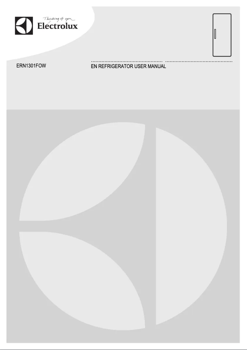 Page 1 de la notice Manuel utilisateur Electrolux ERN1301FOW