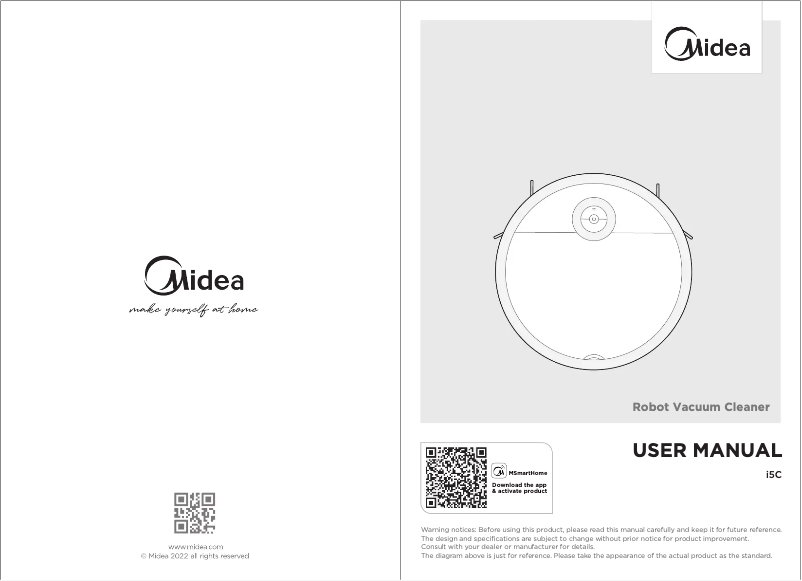 Página 1 del manual Manual de usuario Midea i5C
