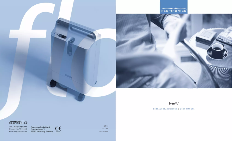 Page 1 de la notice Manuel utilisateur Respironics EverFlo